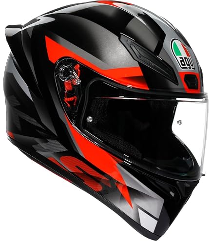 CASCO K1 S AGV E2206 VR46 SKY RACING TEAM BLACK/RED XS : Amazon.it